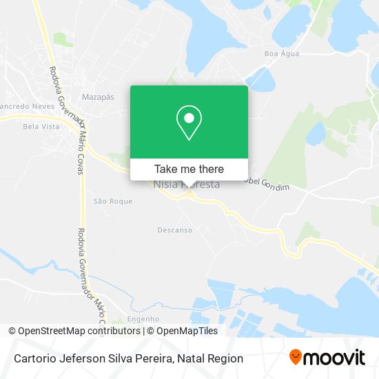 Cartorio Jeferson Silva Pereira map