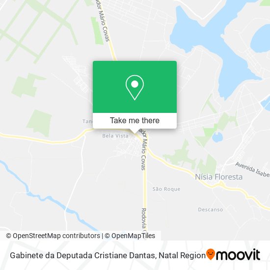 Mapa Gabinete da Deputada Cristiane Dantas