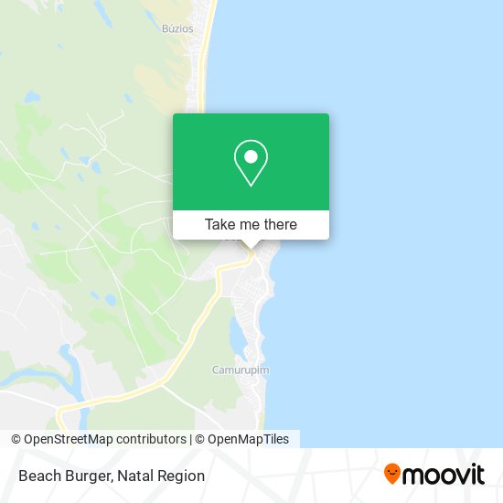 Beach Burger map