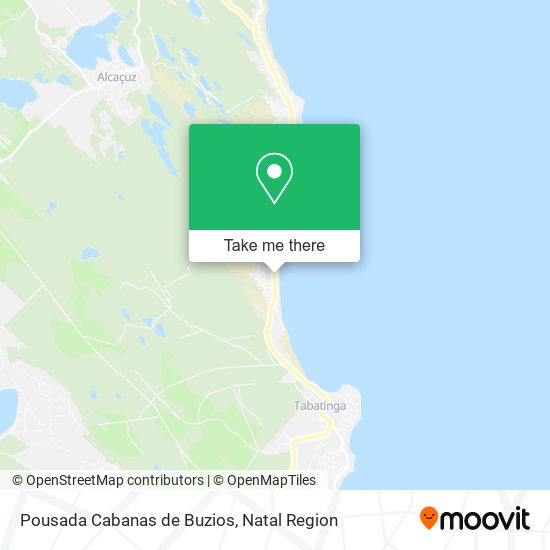 Pousada Cabanas de Buzios map
