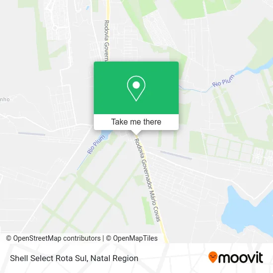 Shell Select Rota Sul map