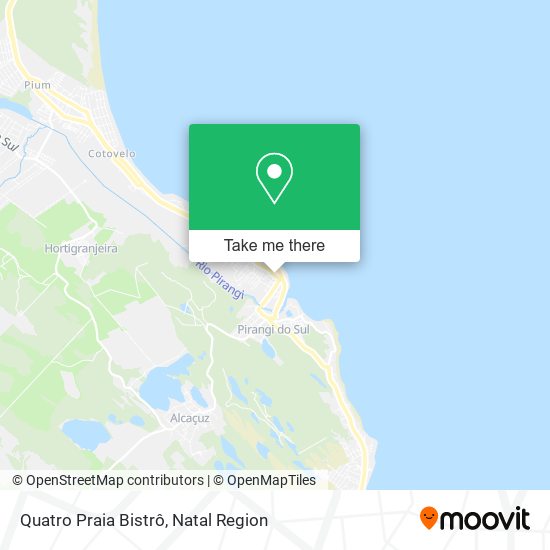 Quatro Praia Bistrô map