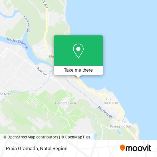 Praia Gramada map