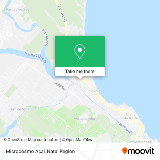 Microcosmo Açaí map