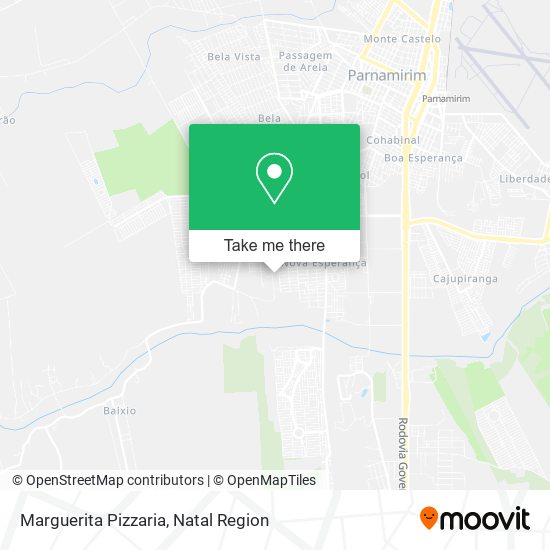 Mapa Marguerita Pizzaria
