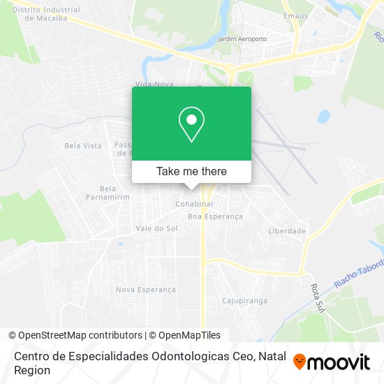 Centro de Especialidades Odontologicas Ceo map