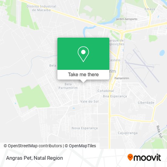 Angras Pet map