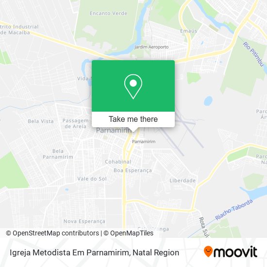 Mapa Igreja Metodista Em Parnamirim