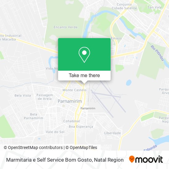 Marmitaria e Self Service Bom Gosto map