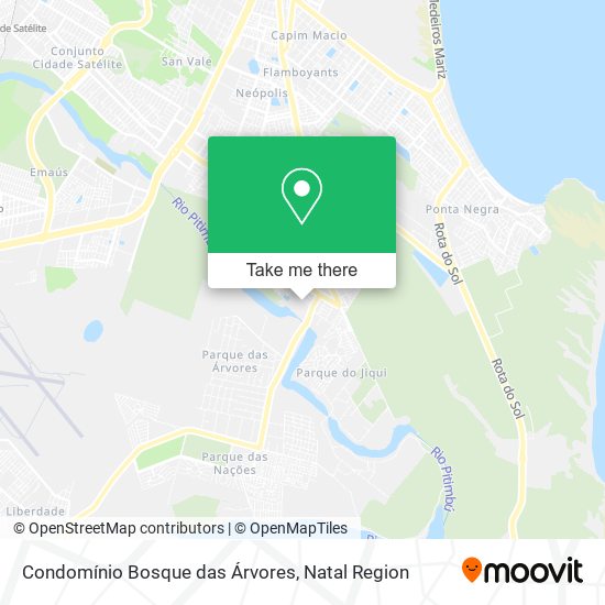 Condomínio Bosque das Árvores map