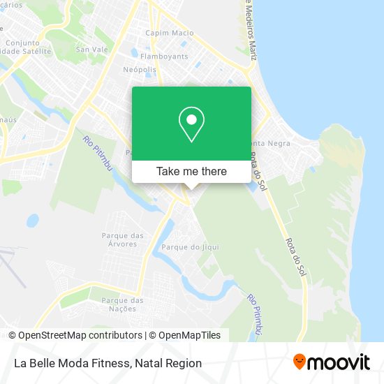 La Belle Moda Fitness map