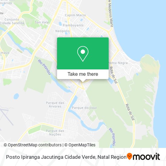 Posto Ipiranga Jacutinga Cidade Verde map