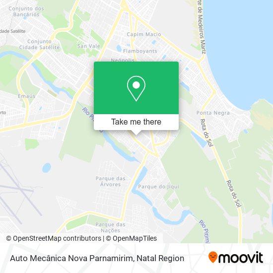 Auto Mecânica Nova Parnamirim map