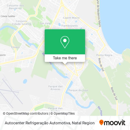 Mapa Autocenter Refrigeração Automotiva