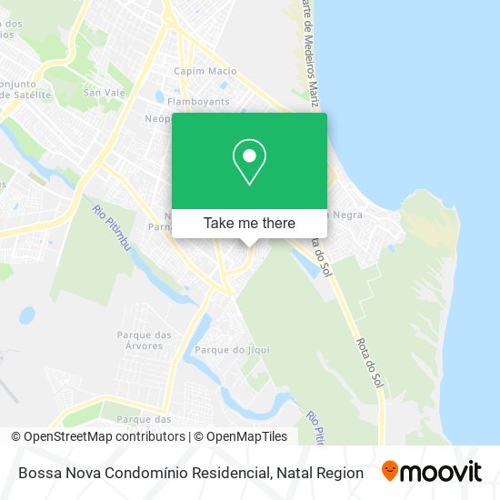 Bossa Nova Condomínio Residencial map