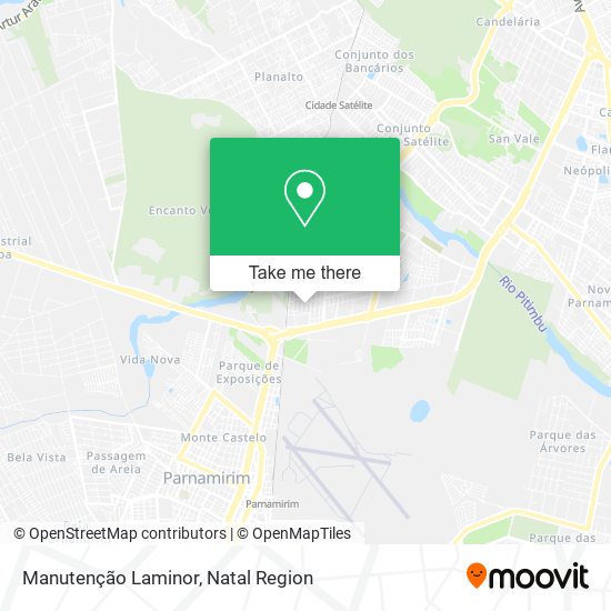 Manutenção Laminor map