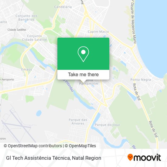 Mapa Gl Tech Assistência Técnica