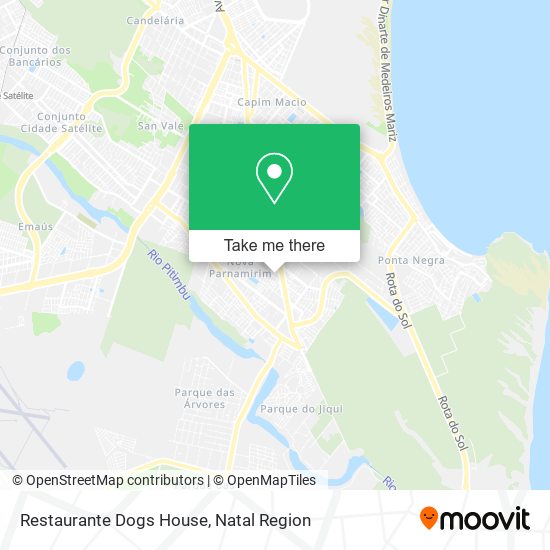 Restaurante Dogs House map