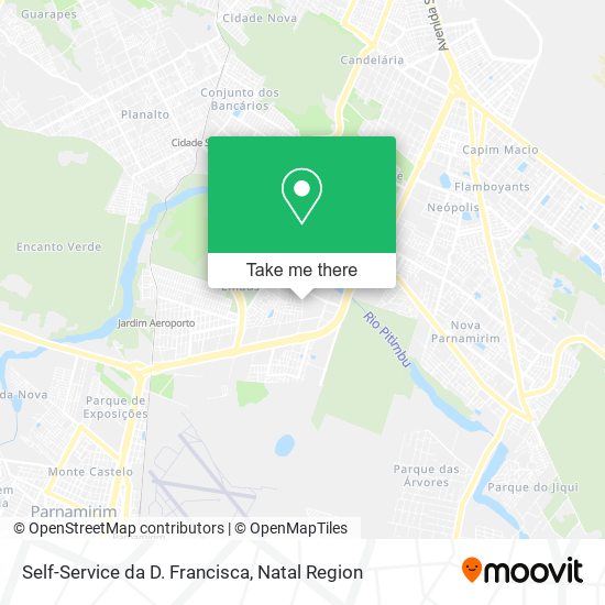 Self-Service da D. Francisca map