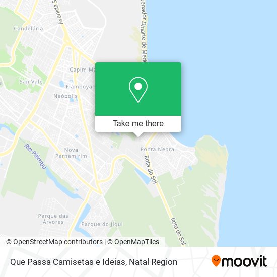 Que Passa Camisetas e Ideias map