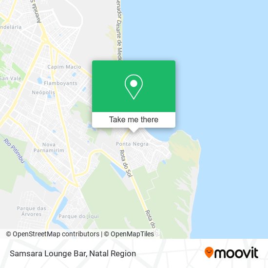 Mapa Samsara Lounge Bar