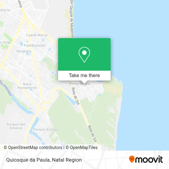 Quiosque da Paula map