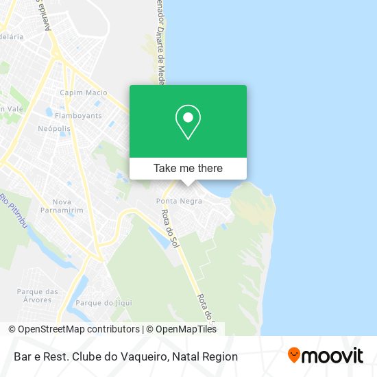 Mapa Bar e Rest. Clube do Vaqueiro