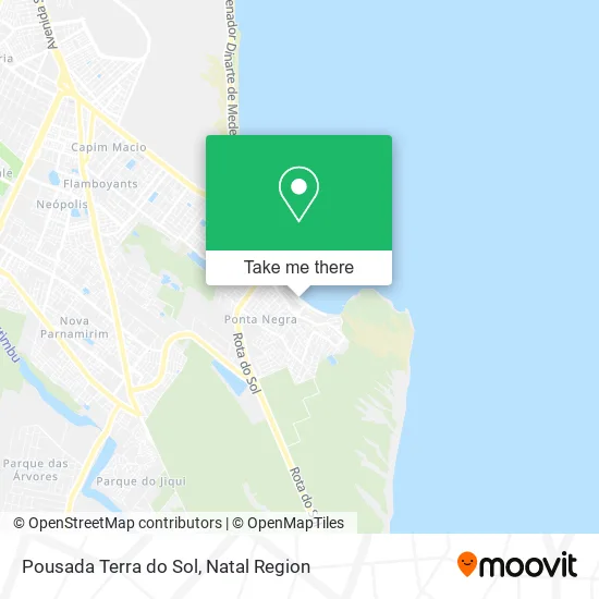 Pousada Terra do Sol map