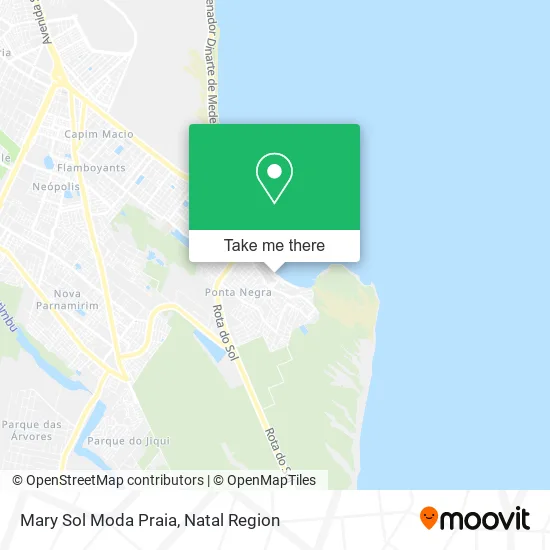 Mary Sol Moda Praia map