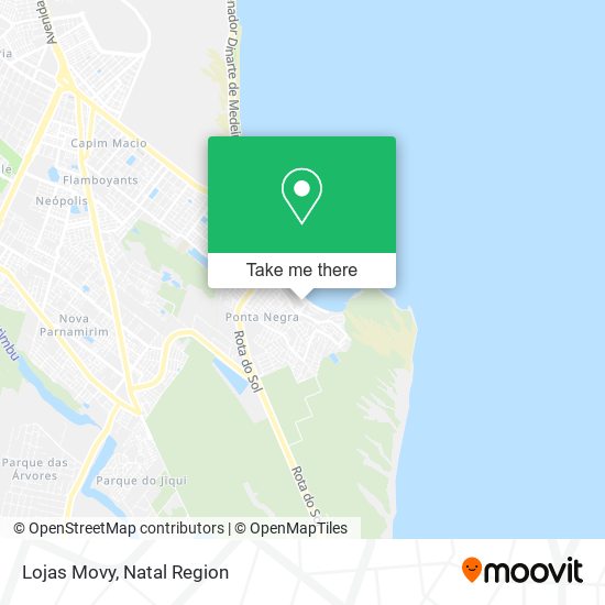 Mapa Lojas Movy