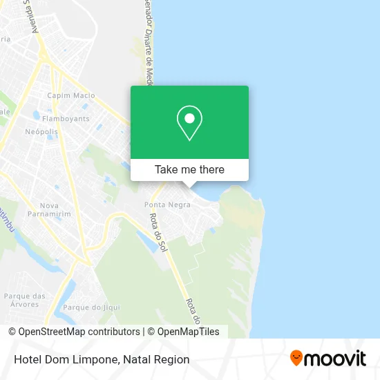 Hotel Dom Limpone map