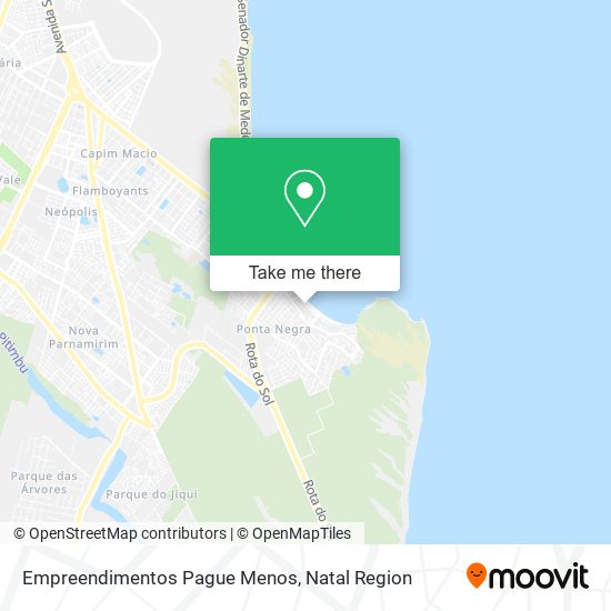 Mapa Empreendimentos Pague Menos