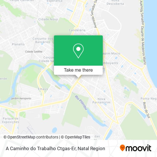 A Caminho do Trabalho Ctgas-Er map