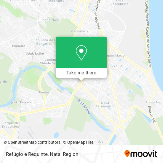 Refúgio e Requinte map