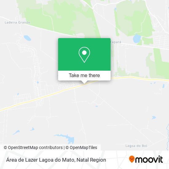 Área de Lazer Lagoa do Mato map