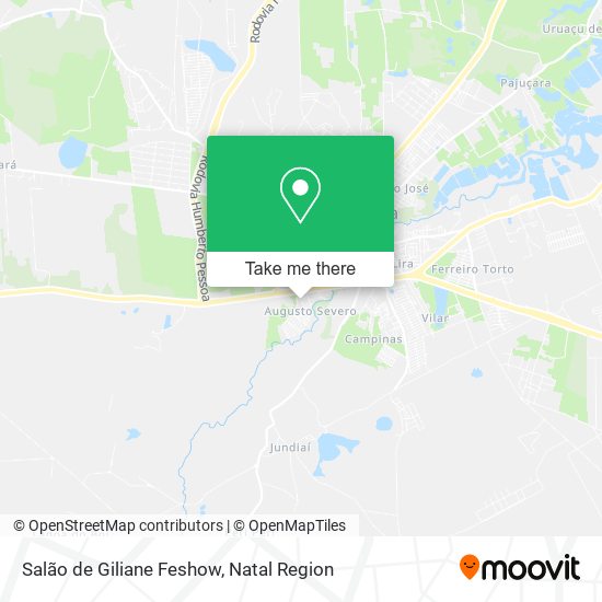 Salão de Giliane Feshow map