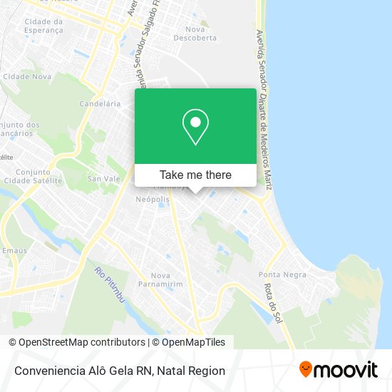 Conveniencia Alô Gela RN map