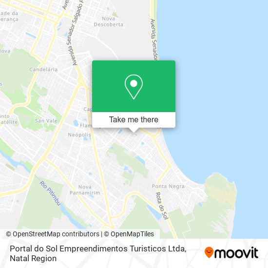 Portal do Sol Empreendimentos Turisticos Ltda map