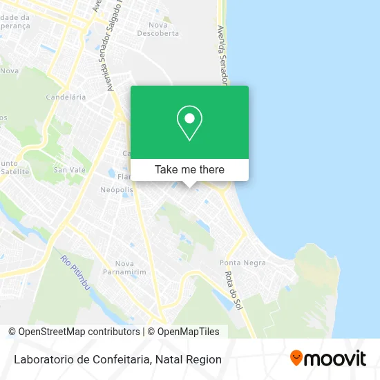 Laboratorio de Confeitaria map