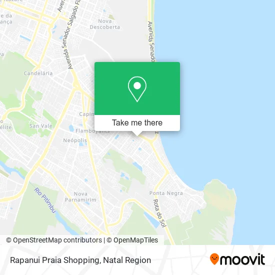 Rapanui Praia Shopping map