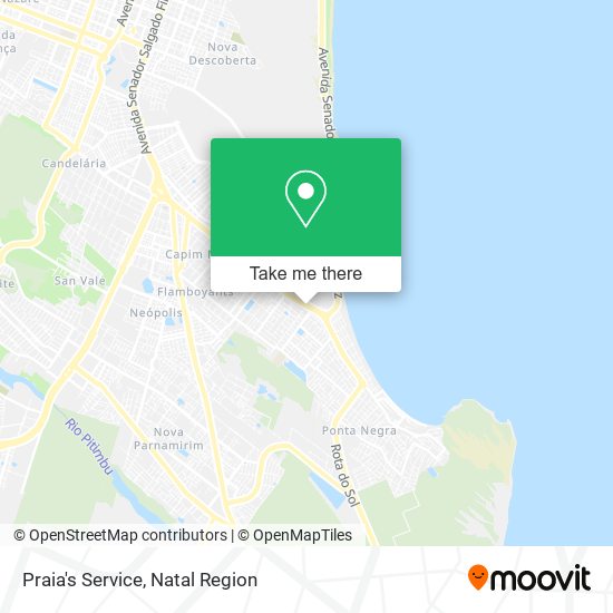 Praia's Service map