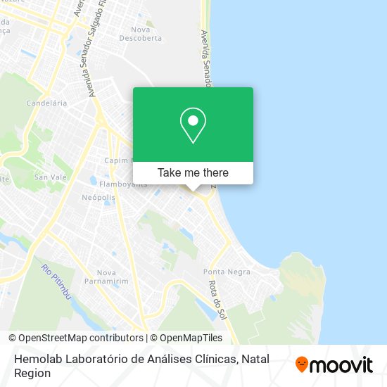 Hemolab Laboratório de Análises Clínicas map