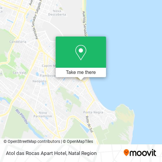 Atol das Rocas Apart Hotel map
