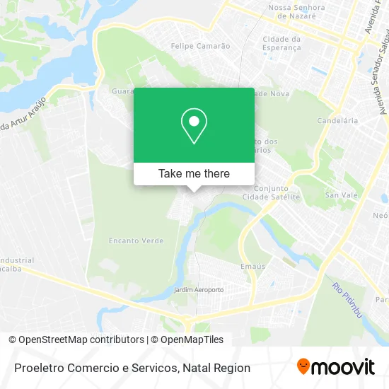 Proeletro Comercio e Servicos map