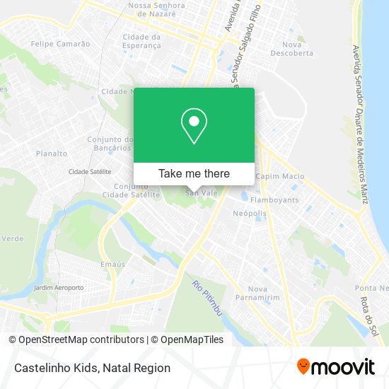 Castelinho Kids map