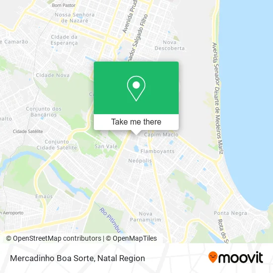 Mercadinho Boa Sorte map