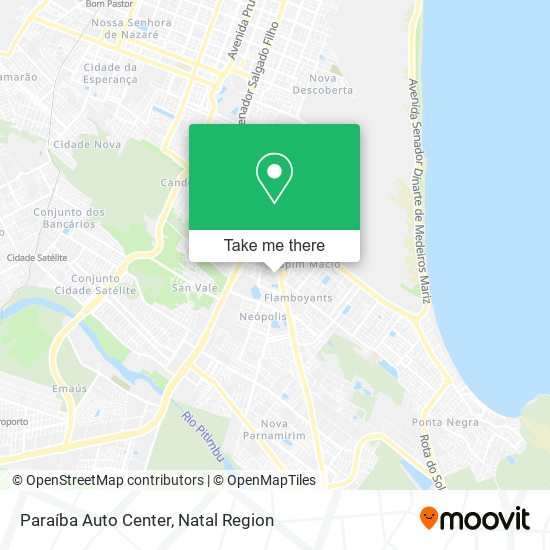 Paraíba Auto Center map