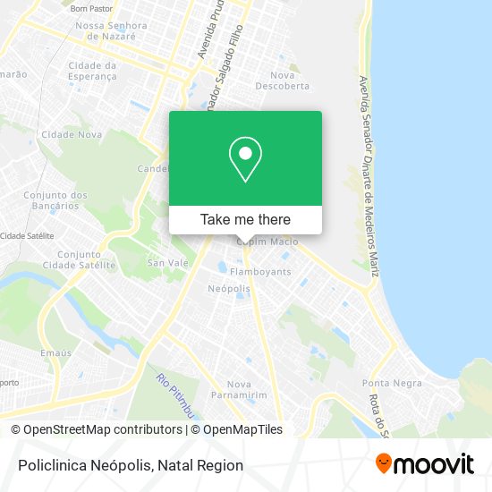 Policlinica Neópolis map