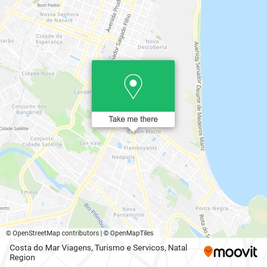 Costa do Mar Viagens, Turismo e Servicos map