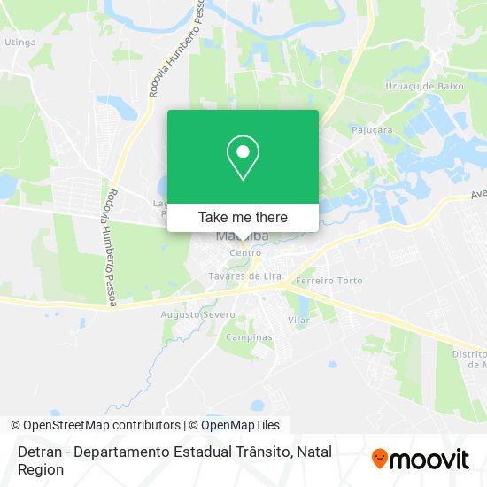 Detran - Departamento Estadual Trânsito map